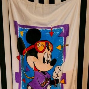 Vintage Disney Beach Dude Mickey Beachtowel